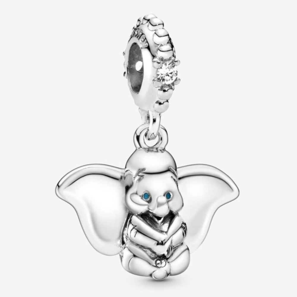 Retired Pandora x Disney Dumbo Dangle Charm Sterling Silver 925